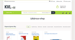 Desktop Screenshot of kvl.cz
